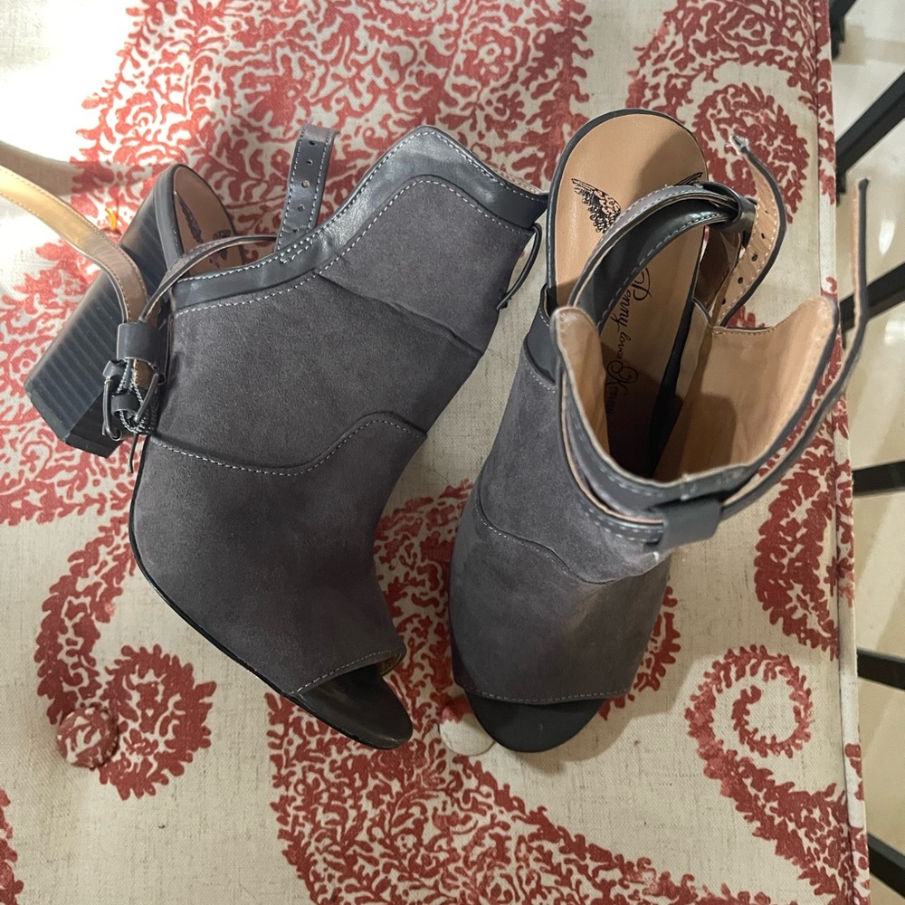Penny Loves Kenny Charcoal Heeled Boots